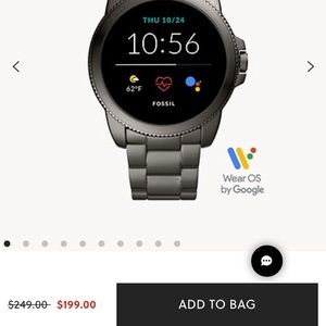 Fossil Men's Gen 4 Explorist HR Stainless Steel